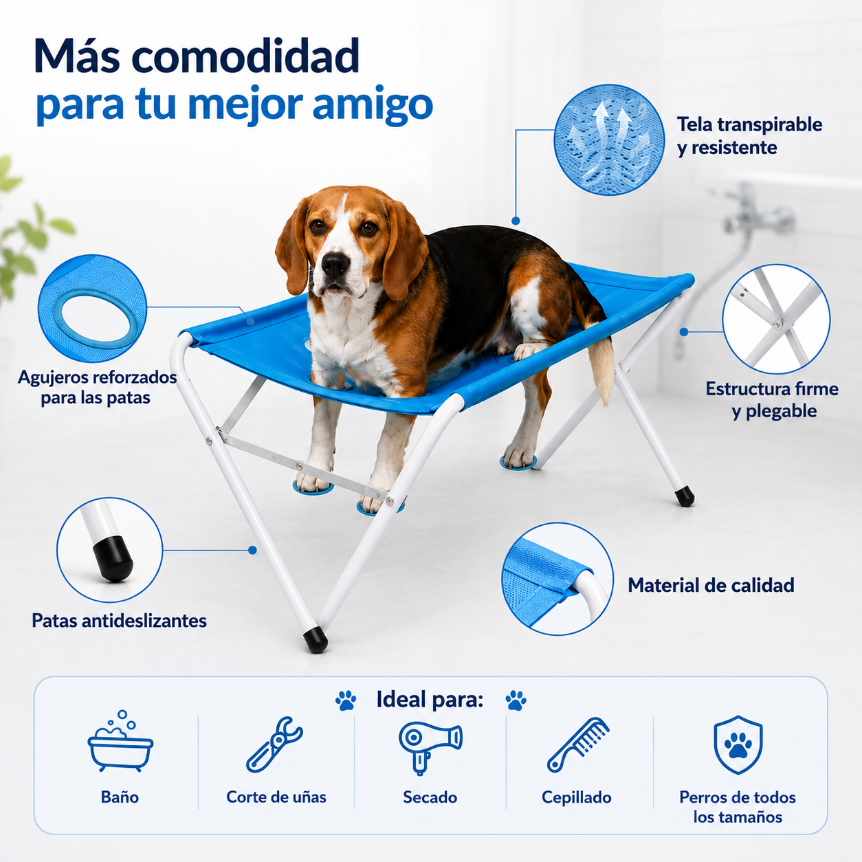 PetWash - Soporte de ducha para perros
